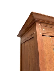 Arts & Crafts One-Door Armoire or Wardrobe Onder den Sint Maarten Style, 1900s